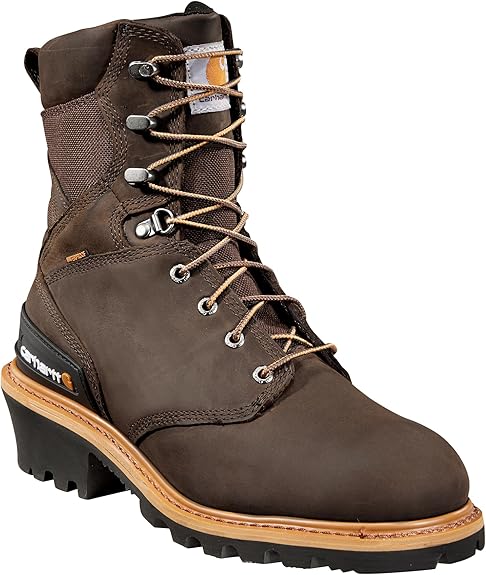 Carhartt 8" Leather Logger Boots