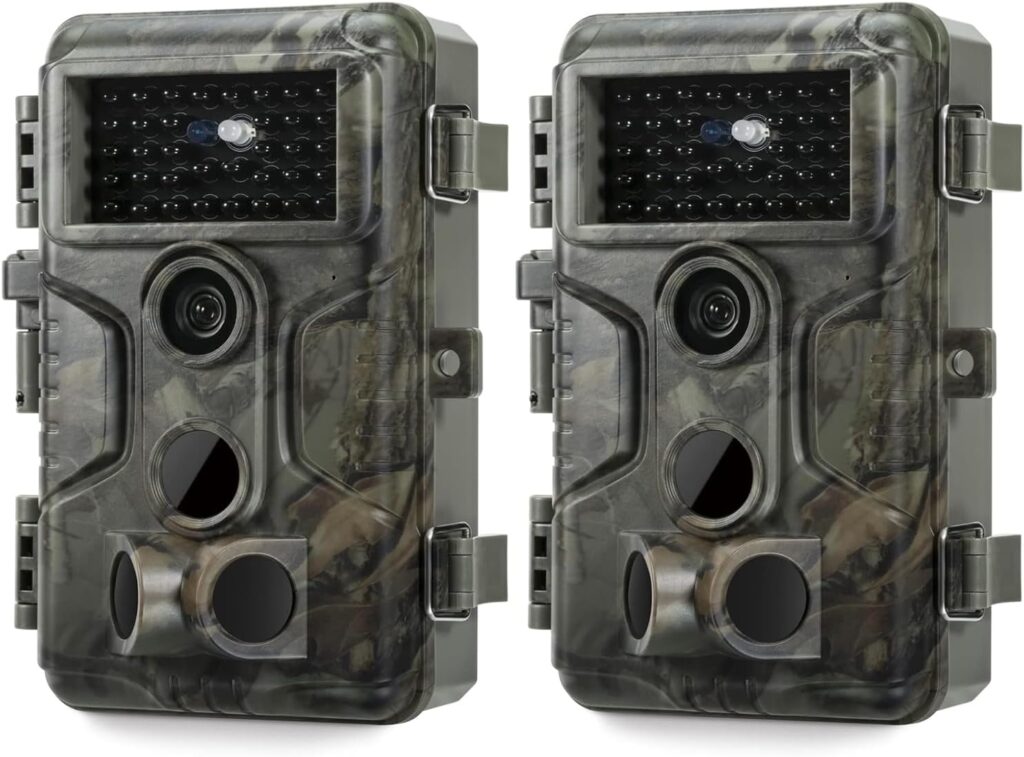 GardePro A3S trail camera with Sony Starvis sensor and 100-foot no-glow night vision for Midwest whitetail scouting