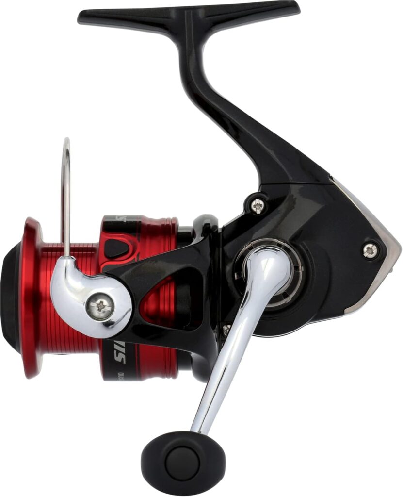 Shimano Sienna FG spinning reel with Propulsion Line Management system and G-Free body, ideal for trout and panfish on Midwest streams