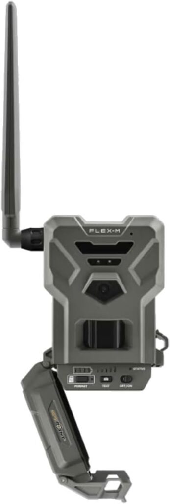 Spypoint Flex-M cellular trail camera two-pack with dual SIM and 90-foot detection range, best budget cellular trail cam for deer hunting